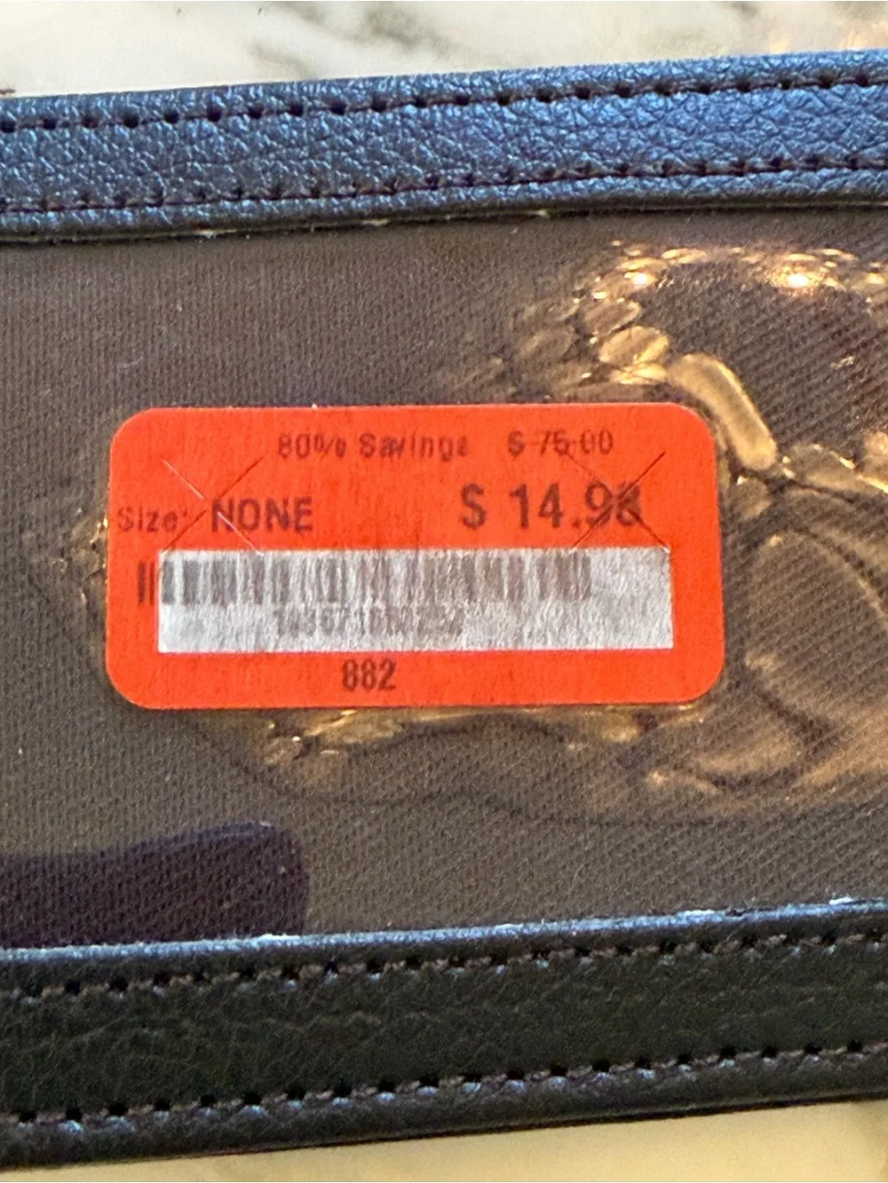 NWT Nordstrom Men Brown Pebble Leather Slim Wallet Credit Card ID Holder Bifold